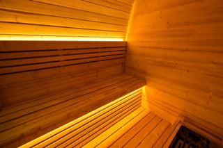 4 - Person Traditional Square Steam Sauna with Built - in Small Changing Room
