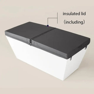 Rectangular Cold Plunge Tub Soaking Bathtub Acrylic Freestanding Ice Bath Tub Anyi Health