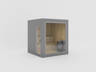 Jonas S 4-Person Traditional Insulated Sauna Cube