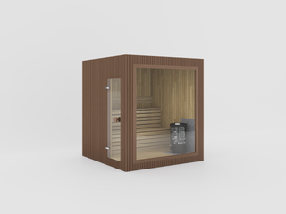 Jonas S 4-Person Traditional Insulated Sauna Cube