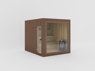 Jonas L 6-8 Person Traditional Insulated Sauna Cube