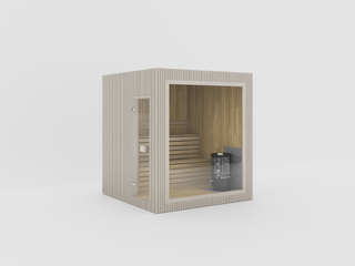 Jonas S 4-Person Traditional Insulated Sauna Cube