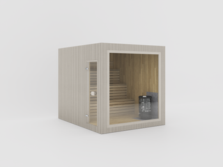 Jonas L 6-8 Person Traditional Insulated Sauna Cube
