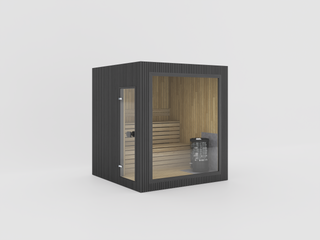 Jonas S 4-Person Traditional Insulated Sauna Cube