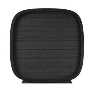 Leil Saunas 6-Person Black Cube Comfort in Thermowood