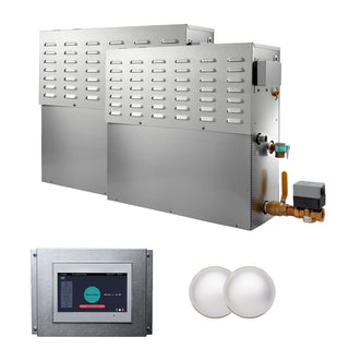 Mr. Steam CX Commercial Steam Room System With Generator, Integrated Control, and Steamhead