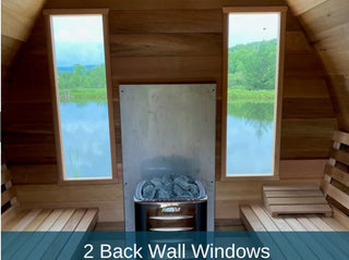 Dundalk LeisureCraft Clear Cedar POD 6-Person Sauna