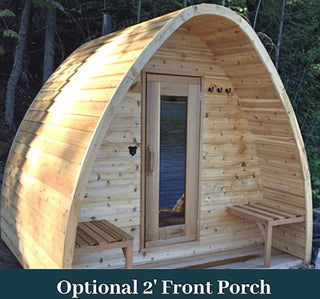 Dundalk LeisureCraft Clear Cedar POD 6-Person Sauna