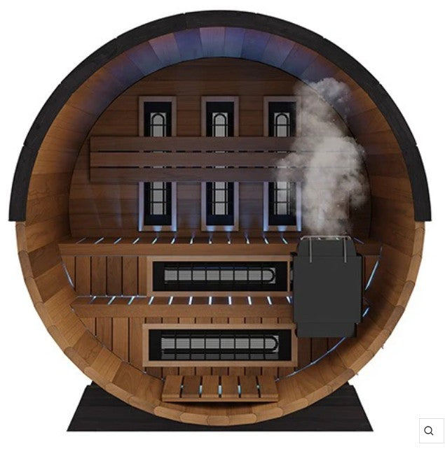 Finnmark 4-Person FD-6 Combo Hybrid Barrel Sauna