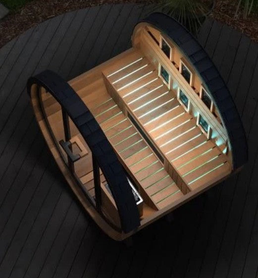 Finnmark 4-Person FD-6 Combo Hybrid Barrel Sauna