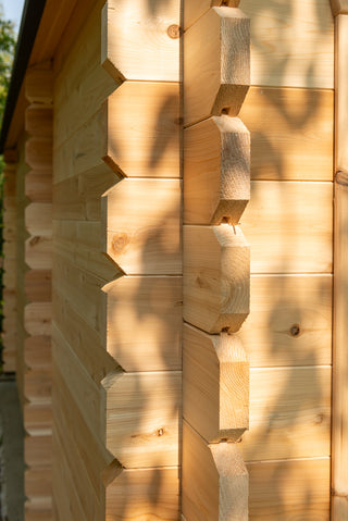 Dundalk LeisureCraft Canadian Timber Georgian 5-6 Person Cabin Sauna with Changeroom