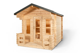 Dundalk Leisure Georgian Cabin Sauna with Porch CTC88PW
