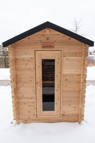 Dundalk Leisure Canadian Timber 2-3 Person Granby Cabin Sauna CTC66W