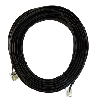 Harvia WX319 / SP319 Data Cable 20m RJ10 Black
