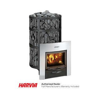 Harvia WKLE36DUOM Harvia Legend 300 SL Heater | External Feed | Duo Fireplace