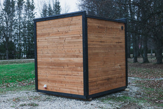 Leil Saunas Patio S 4-Person Outdoor Cabin Sauna