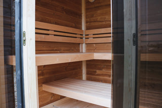 Leil Saunas Patio S 4-Person Outdoor Cabin Sauna