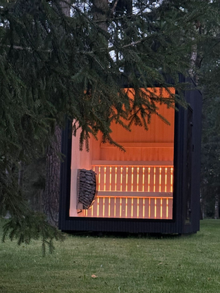 Jonas S 4-Person Traditional Insulated Sauna Cube