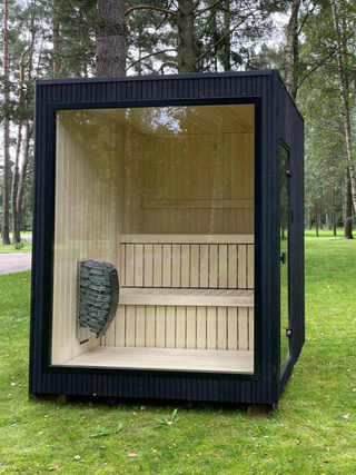Jonas L 6-8 Person Traditional Insulated Sauna Cube
