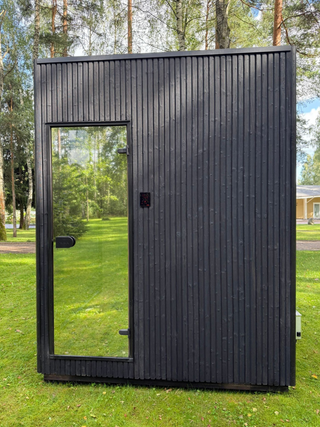 Jonas L 6-8 Person Traditional Insulated Sauna Cube