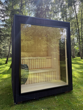 Jonas S 4-Person Traditional Insulated Sauna Cube
