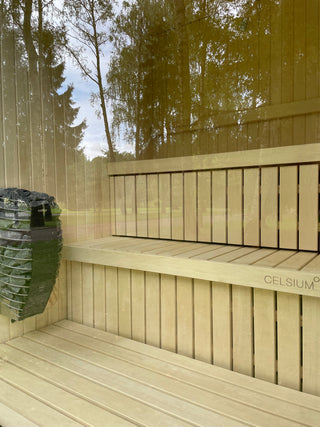 Jonas S 4-Person Traditional Insulated Sauna Cube