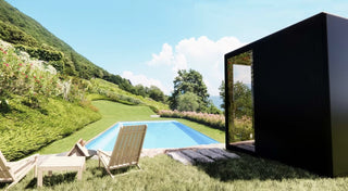 Koya Modern Cube Outdoor Traditional Sauna