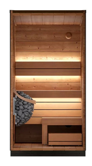 Leil Saunas 1-Person Viva Sauna in Thermowood
