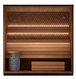 Leil Saunas 5-Person Viva Sauna in Thermowood