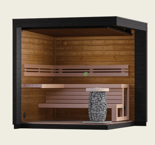 Leil Saunas Patio S 4-Person Outdoor Cabin Sauna