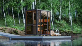 Vista SLIM 2-Person Modern Glass Sauna