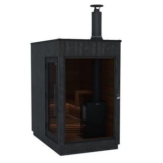 Nordic Misty Outdoor Sauna – 4–6 Person Premium Plug-and-Play Sauna