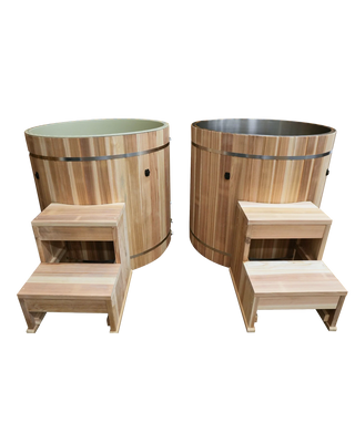 Pacific Cedar Plunge Tub - Elegant and durable plunge tub made from high-quality cedar wood, featuring a spacious interior and classic design, ideal for relaxing soaks and enhancing outdoor spaces.