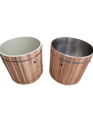 Pacific Cedar Plunge Tub - Stylish and robust plunge tub crafted from premium cedar wood, featuring a spacious interior and classic design.