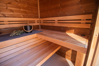 Leil Saunas Patio S 4-Person Outdoor Cabin Sauna