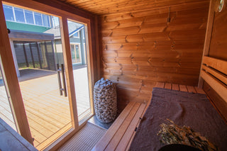 Leil Saunas Patio S 4-Person Outdoor Cabin Sauna