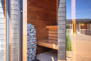 Leil Saunas Patio S 4-Person Outdoor Cabin Sauna