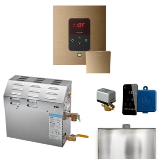 Mr. Steam Super Steam Shower Generator Package with round iTempo Control and Accessories