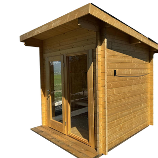 SaunaLife Sauna 92 - Elegant and spacious sauna featuring a modern design with high-quality wood interior, large glass panels, and advanced heating technology.