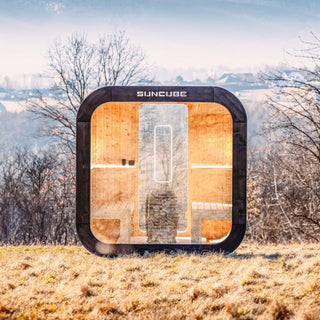 Suncube Panorama 4-Person Modern Cube Sauna