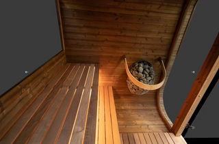 Sauna Craft Four-Person Cube Sauna