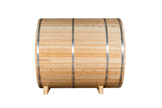 Dundalk LeisureCraft Canadian Timber Tranquility 3-4 Person Barrel Sauna CTC2345