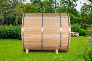 Dundalk LeisureCraft Canadian Timber Tranquility 3-4 Person Barrel Sauna CTC2345