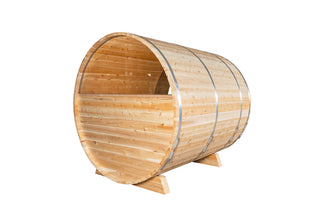 Dundalk LeisureCraft Canadian Timber Tranquility 3-4 Person Barrel Sauna CTC2345