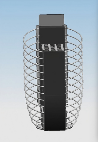 Heater with a Wi-Fi control panel