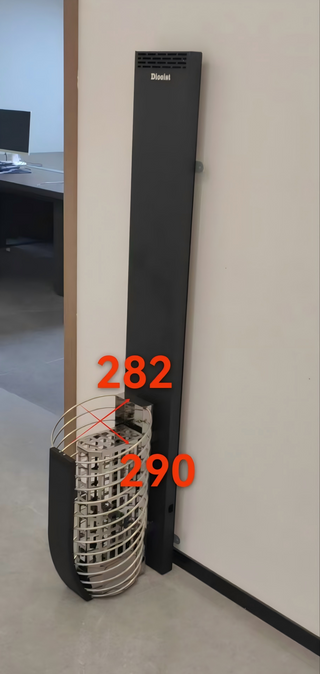 Heater with a Wi-Fi control panel