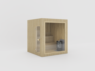 Jonas S 4-Person Traditional Insulated Sauna Cube