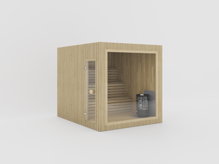 Jonas L 6-8 Person Traditional Insulated Sauna Cube