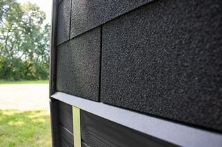 Saunasell 4-Person Black Cube in Thermowood