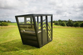 Panoramique 2-Person Modern Glass Sauna